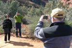 PICTURES/Submarine Rock - Sedona/t_Peter Shooting Sharon .JPG